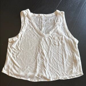 White Sleeveless Women's Top